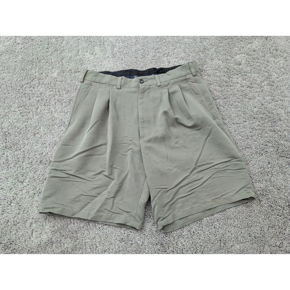 Callaway Chino Shorts Mens 34 Straight Fit Casual Golf Preppy Green